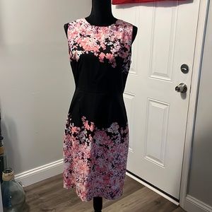 NY&Co Black & Pink Floral Dress